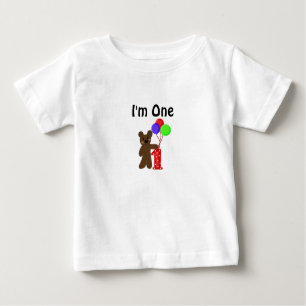 T-shirt Pour Bébé Petit ours Je suis un