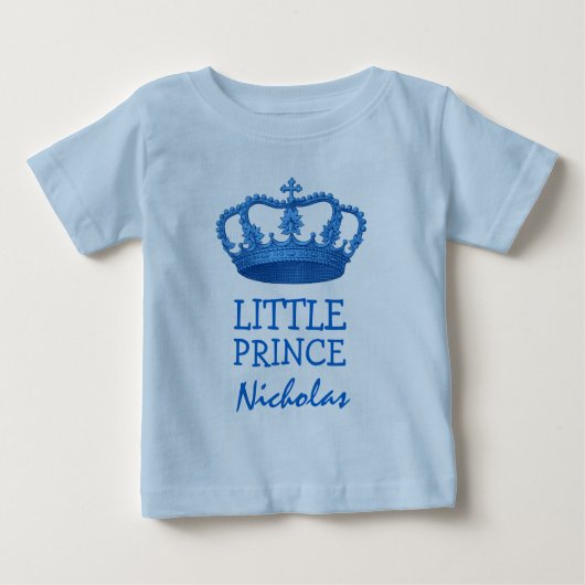 T-shirt Pour Bébé Petit Prince avec couronne V25 (Devant)