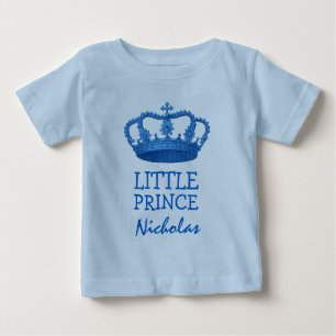 T-shirt Pour Bébé Petit prince avec la couronne V25