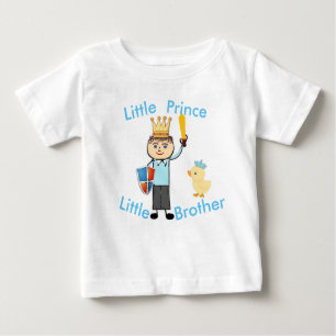 T-shirt Pour Bébé Petit prince petit frère