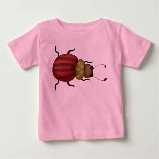 T-shirt Pour Bébé Petit scarabée (Devant)