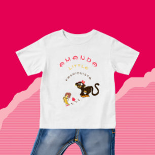 T-shirt Pour Bébé Petit singe