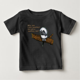 T-shirt Pour Bébé Petit Singe mignon