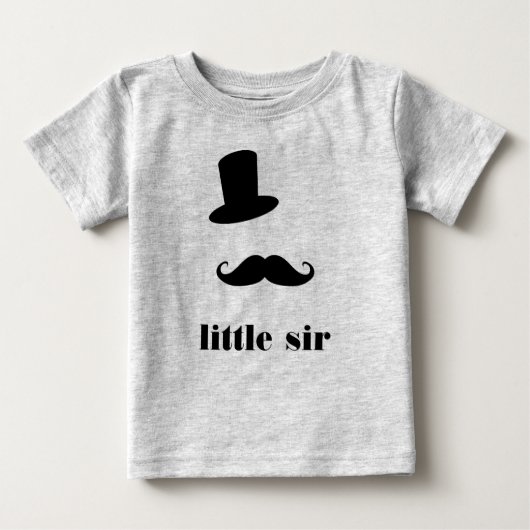 T-shirt Pour Bébé Petit Sir (Devant)