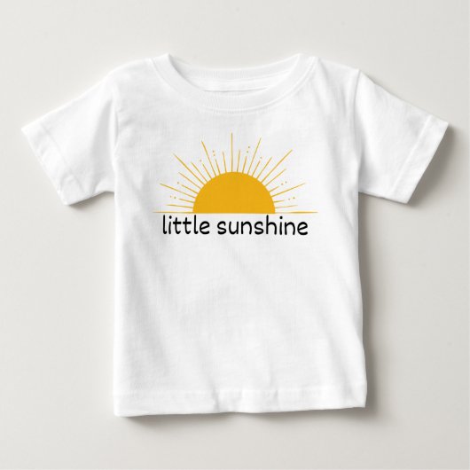 T-shirt Pour Bébé Petit Soleil (Devant)