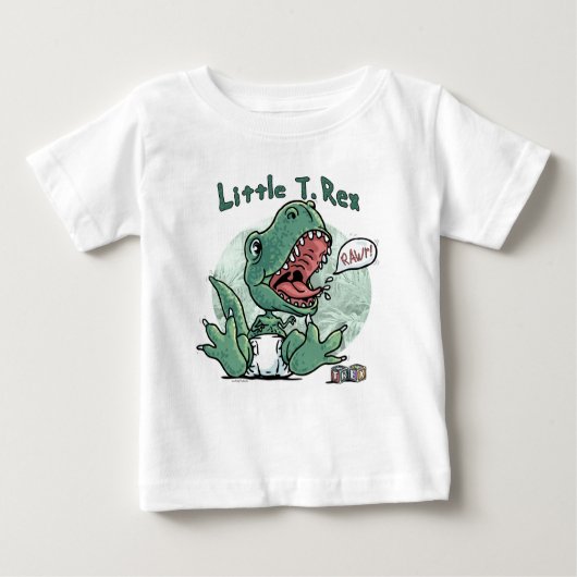 T-shirt Pour Bébé Petit T. Rex par des studios de Mudge (Devant)
