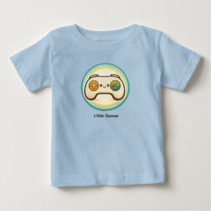 T-shirt Pour Bébé Petit t-shirt bébé manette rétro mignon Little Gam