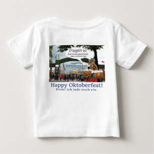 T-shirt Pour Bébé petit tee. Joyeuse Oktoberfest ! girafe/fille