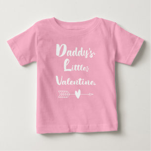T-shirt Pour Bébé Petit Valentin de papa, petit garçon Valentine 