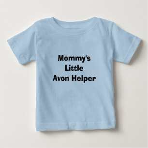 T-shirt Pour Bébé Petite aide d'Avon de la maman