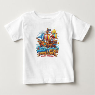 T-SHIRT POUR BÉBÉ PETITE AVENTURE DU PIRATE