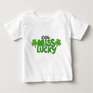 T-shirt Pour Bébé Petite Chanceuse - Trèfle Mignon
