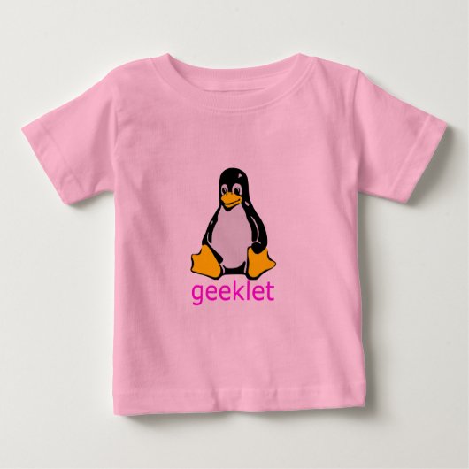 T-shirt Pour Bébé Petite chemise de Geeklet de geeks (Devant)