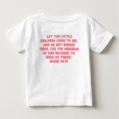 T-SHIRT POUR BÉBÉ PETITE DISCIPLE (Dos)