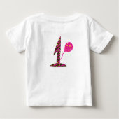 T-shirt Pour Bébé Petite fille avec ballons (Dos)