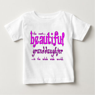 T-shirt Pour Bébé Petite-fille de fêtes de Noël d'anniversaire belle