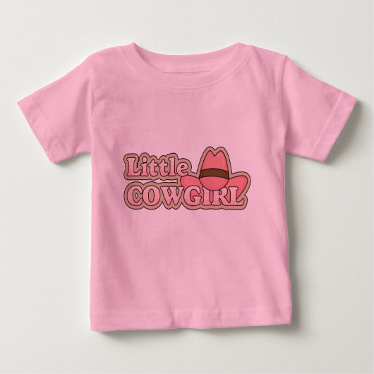 T-shirt Pour Bébé Petite fille - Filles Ouest (Devant)