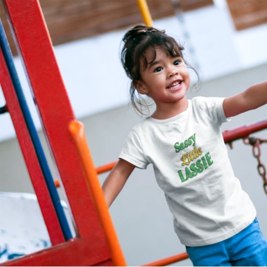 T-shirt Pour Bébé Petite fille impertinente Saint-Patrick 