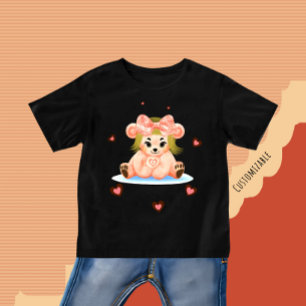 T-shirt Pour Bébé Petite fille ourson