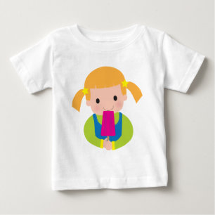 T-shirt Pour Bébé Petite fille Popsicle