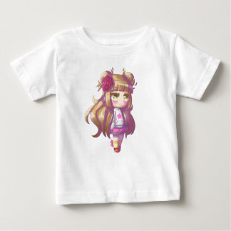 T-shirt Pour Bébé Petite fille timide