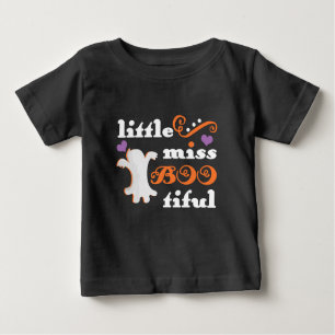 T-shirt Pour Bébé petite mademoiselle jolie halloween