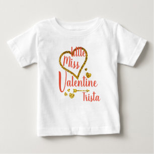 T-shirt Pour Bébé Petite Mlle personnalisée Valentine Shirt