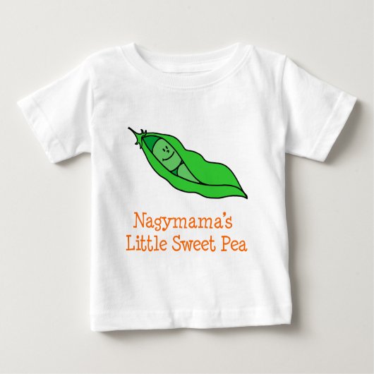 T-shirt Pour Bébé Petite pois doux Nagymama (Devant)