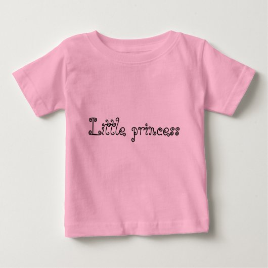 T-shirt Pour Bébé Petite princesse (Devant)