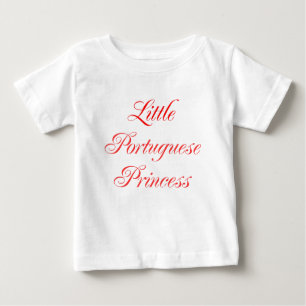 T-shirt Pour Bébé Petite princesse portugaise