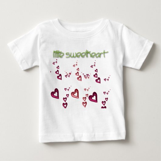 T-shirt Pour Bébé Petite robe de bébé amoureuse (Devant)