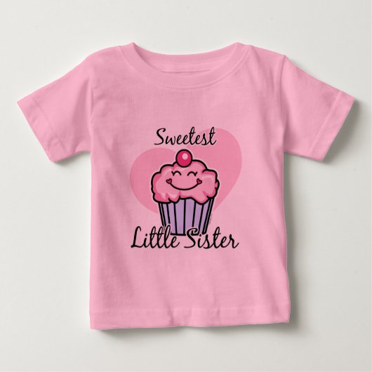 T-shirt Pour Bébé Petite Soeur (Devant)