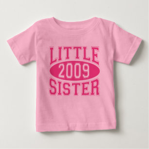 T-shirt Pour Bébé PETITE SOEUR 2009 (rose)