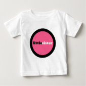 T-shirt Pour Bébé Petite Soeur Chemise (Devant)