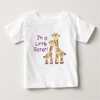 T-shirt Pour Bébé Petite soeur Giraffe