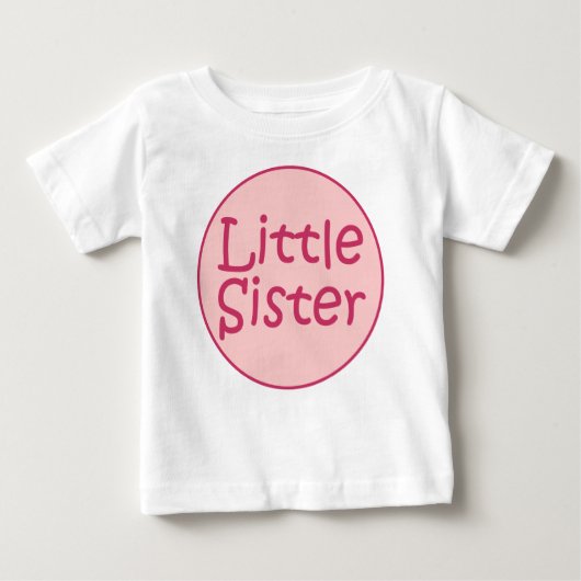 T-shirt Pour Bébé Petite Soeur Long Sleeve (Devant)