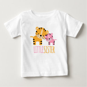 T-shirt Pour Bébé Petite Soeur Tiger