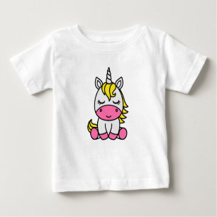 T-shirt Pour Bébé Petites filles Unicorn Pony
