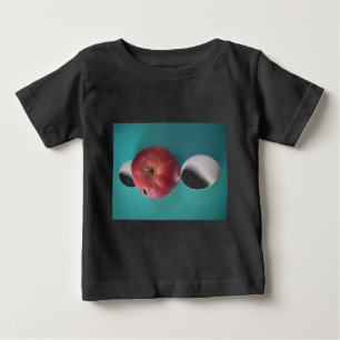 T-shirt Pour Bébé Petits-déjeuners copains : Deux oeufs $an Apple St