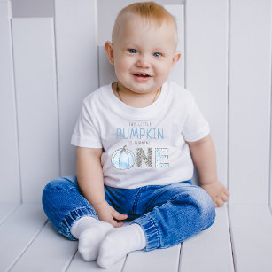 T-shirt Pour Bébé Petits garçons Citrouilles 1er anniversaire