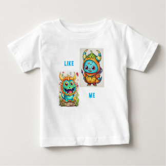 T-shirt Pour Bébé Petits monstres adorables : Édition Bébé