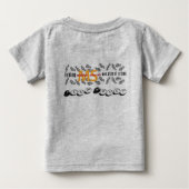 T-shirt Pour Bébé Petits pieds de fantaisie (Dos)