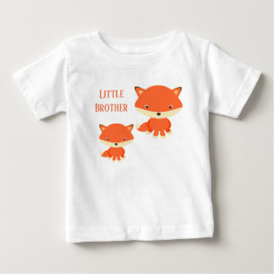 T-shirt Pour Bébé Petits Renards Frères