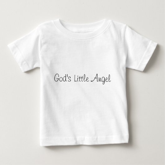 T-shirt Pour Bébé Peu d'ange de Dieu (Devant)