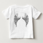 T-shirt Pour Bébé Peu d'ange de Dieu (Dos)