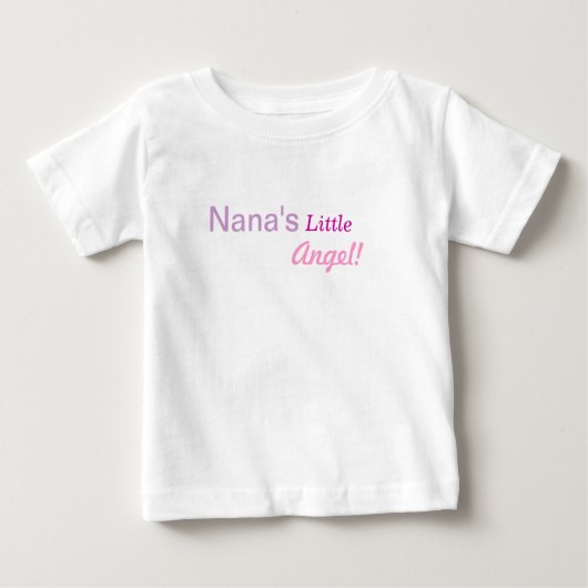 T-shirt Pour Bébé Peu d'ange de Nana (Devant)