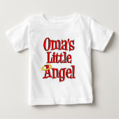 T-shirt Pour Bébé Peu d'ange d'Oma (Devant)