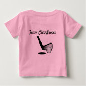 T-shirt Pour Bébé Peu de chariot du papa (Dos)