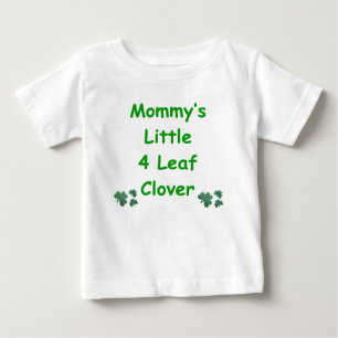 T-shirt Pour Bébé Peu de la maman trèfle de 4 feuilles