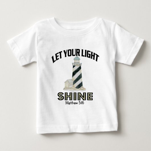 T-shirt Pour Bébé Phare (Devant)